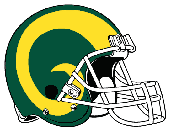 Colorado State Rams 1982-1992 Helmet Logo Sticker Heat Transfer